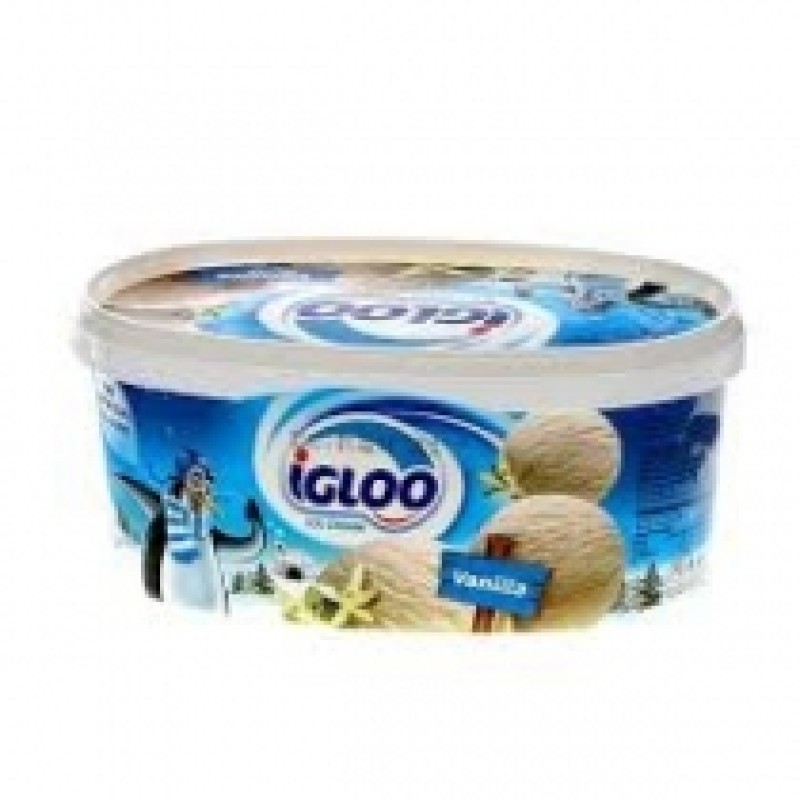 IGLOO ICE CREAM VANILLA 1LTR ICECREAM