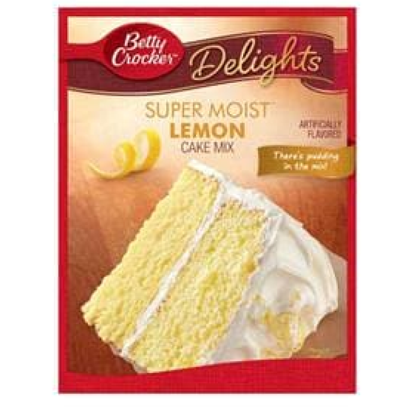 BETTY CROCKER SUPER MOIST LEMON CAKE MIX 500G