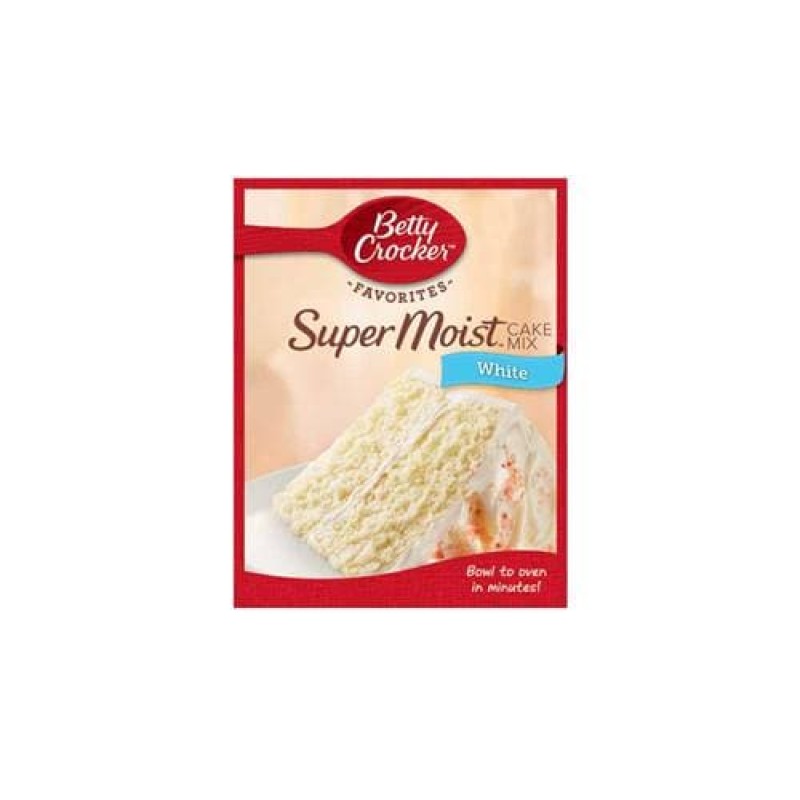 BETTY CROCKER WHITE CAKE MIX 510G