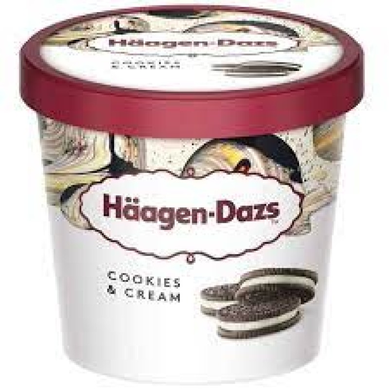 Haagen Daz Cookies & Cream Ice Cream 100ml Haagen Daz Cookies & Cream Ice Cream 100ml