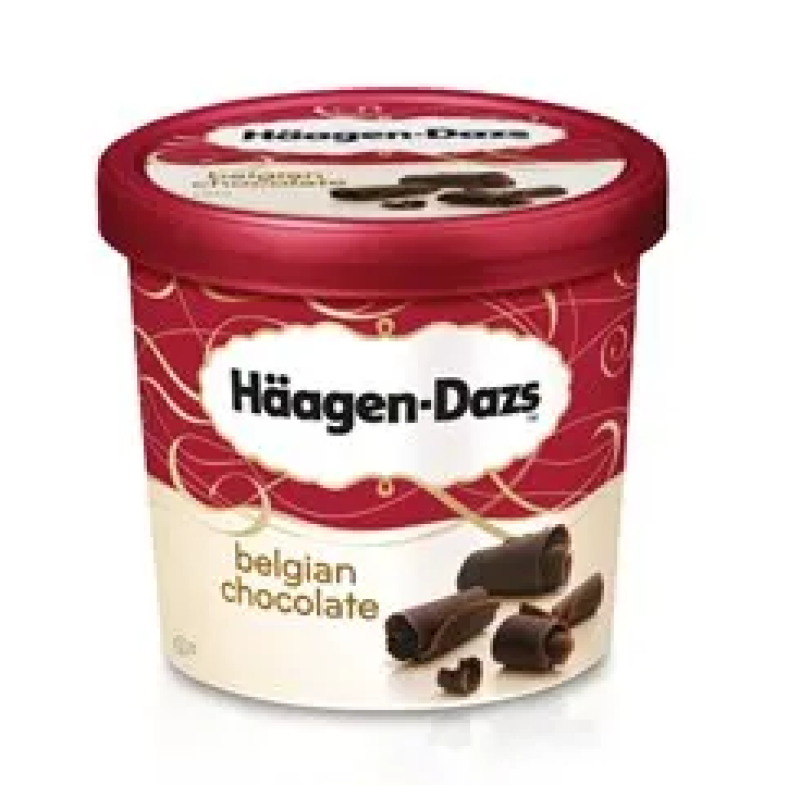 Haagen Daz Belgian Chocolate Cup Ice Cream 100ml