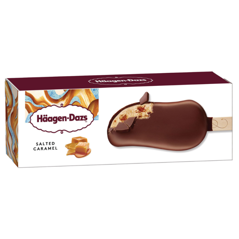 HAAGEN DAZ ICE CREAM SALTED CARAMEL STICK - 80ML