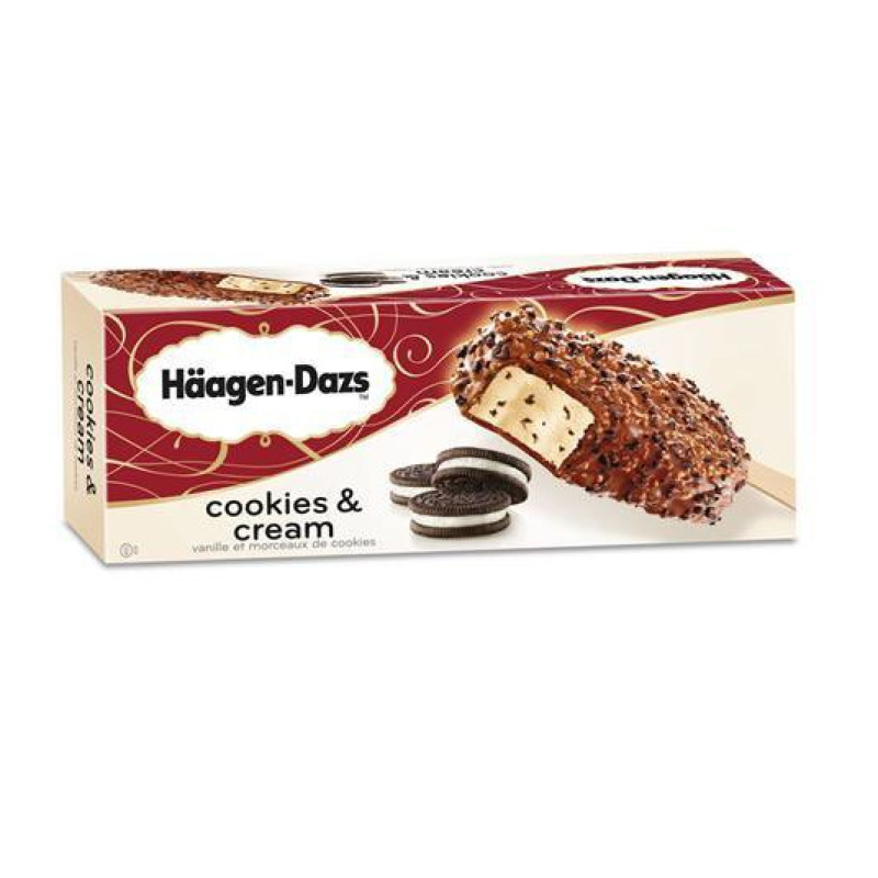 Haagen Daz Ice Cream Cookies & Cream Stick 80ml