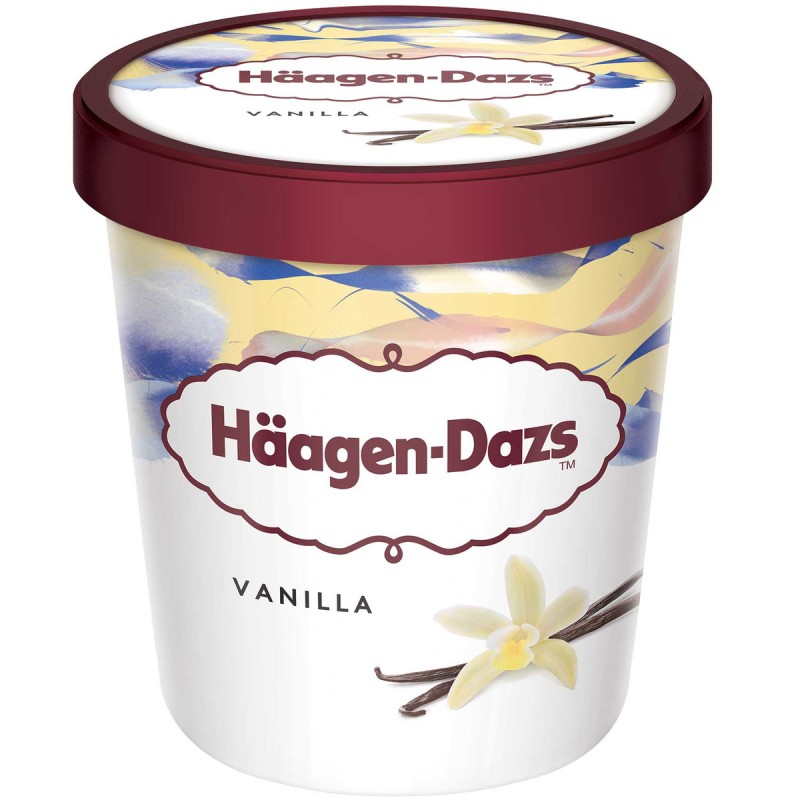 HAAGEN DAZ ICE CREAM VANILLA - 460ML