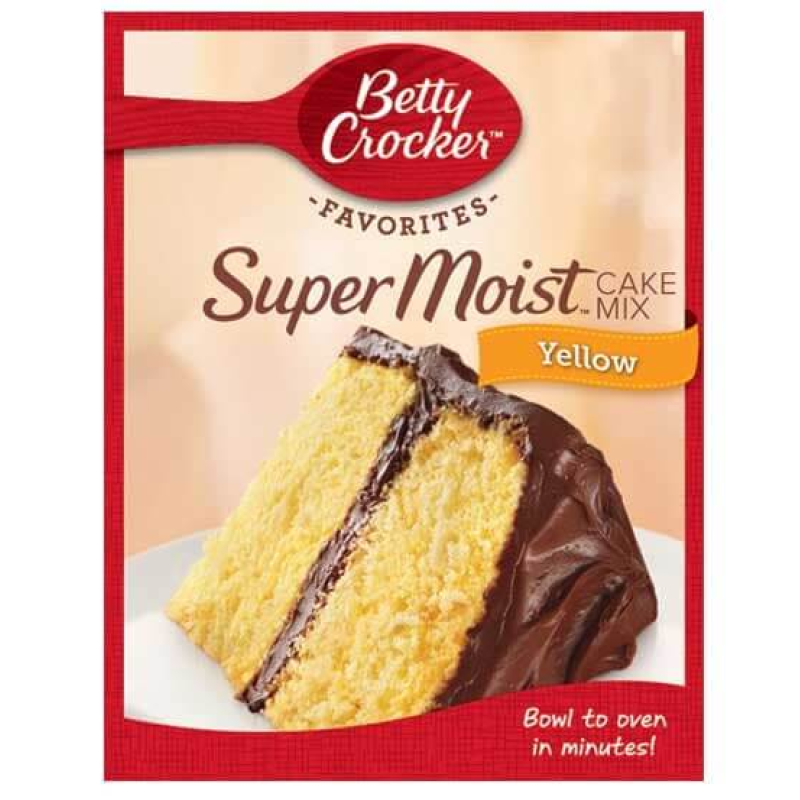 BETTY CROCKER SUPER MOIST YELLOW CAKE MIX 500G