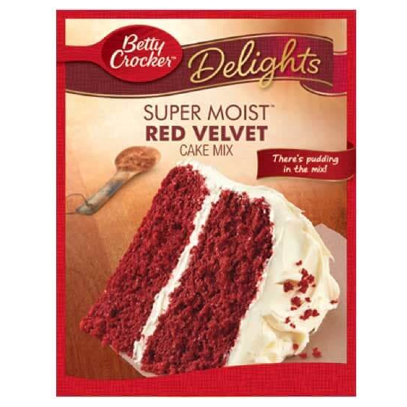 BETTY CROCKER SUPER MOIST RED VELVET CAKE MIX 395G