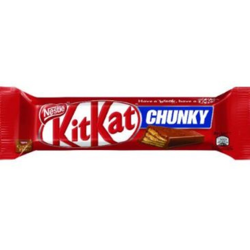 Nestle Kitkat Chunky Wafer Milk Chocolate Bar 40g