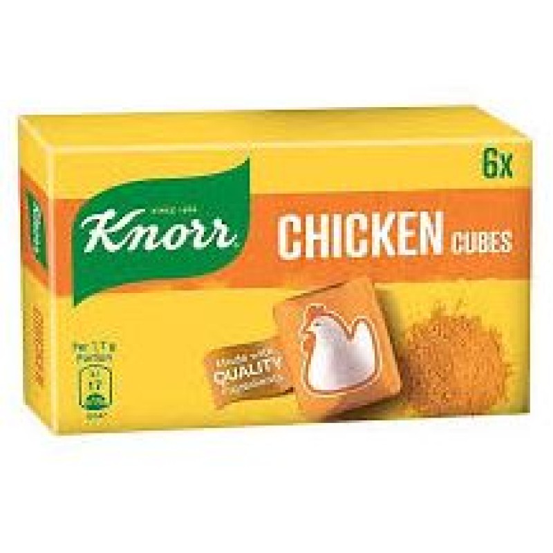 KNORR CHICKEN CUBES 5G X6