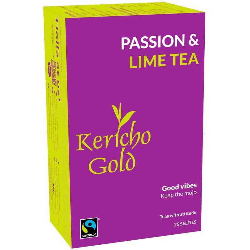 KERICHO GOLD PASSION & LIME TEA BAGS 25's