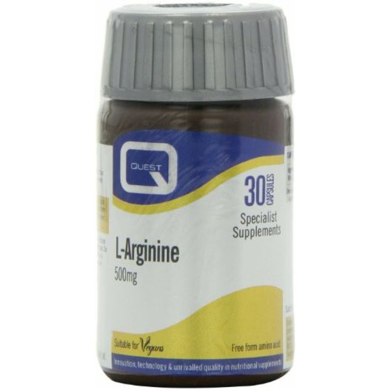 QUEST L  ARGININE 500MG 30'S