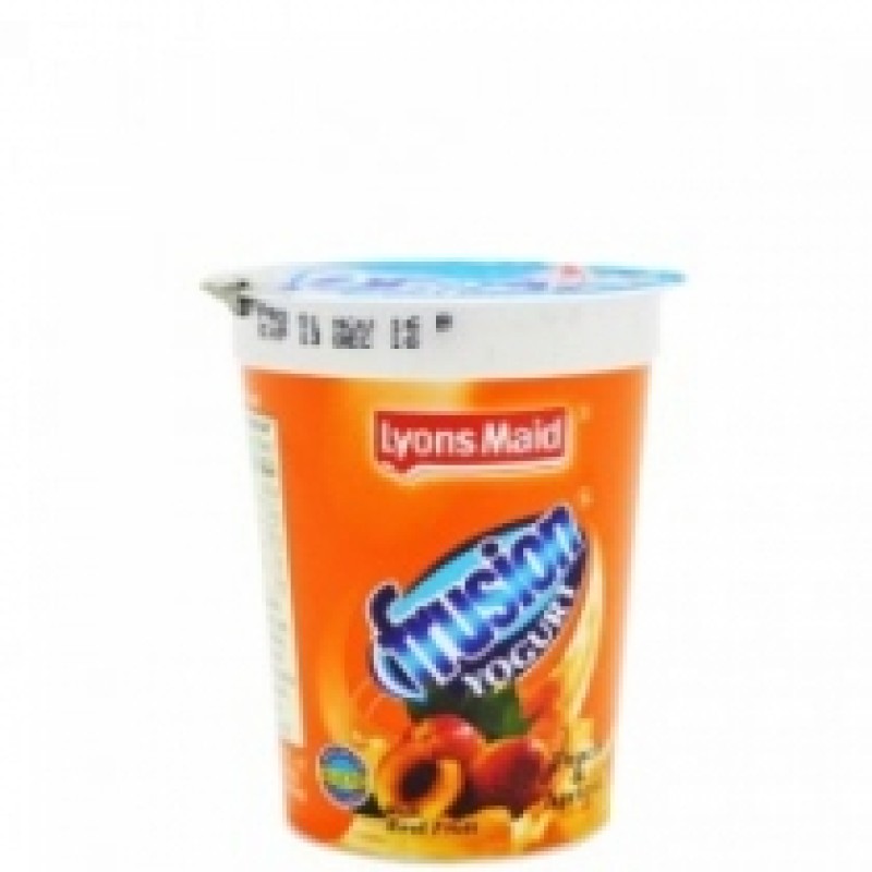 LYONS MAID PEACH N APRICOT FRUSION YOGURT 150ML