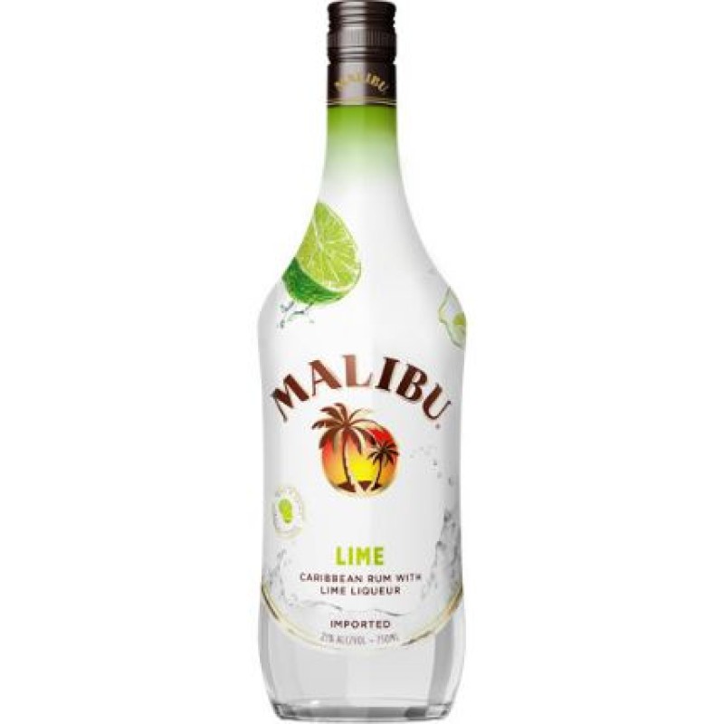 MALIBU COCKTAIL RUM LIME 750 ML