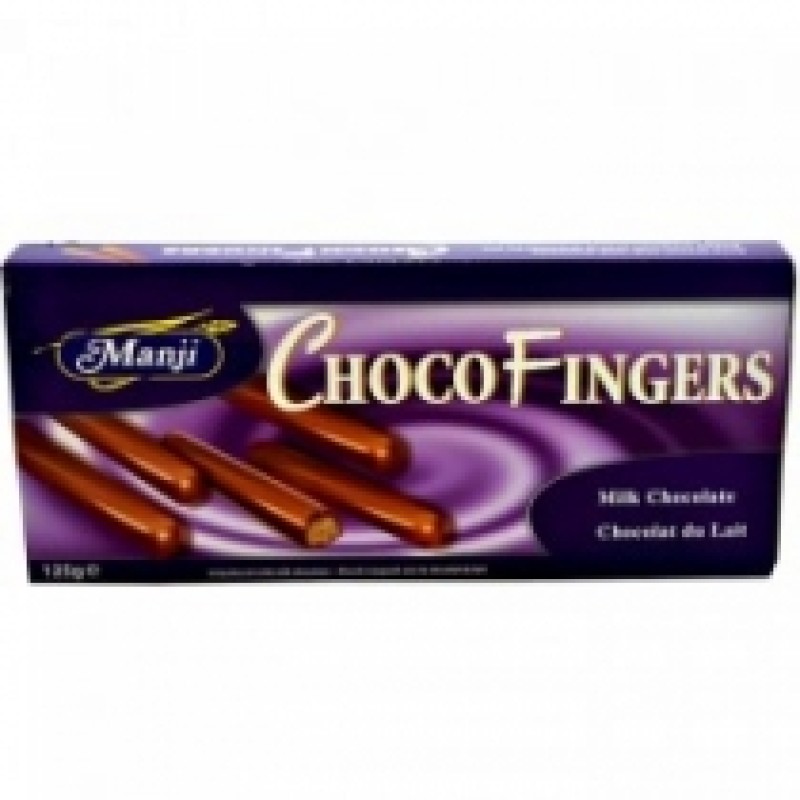 MANJI 125G CHOCO FINGERS MILK CHOCOLATE