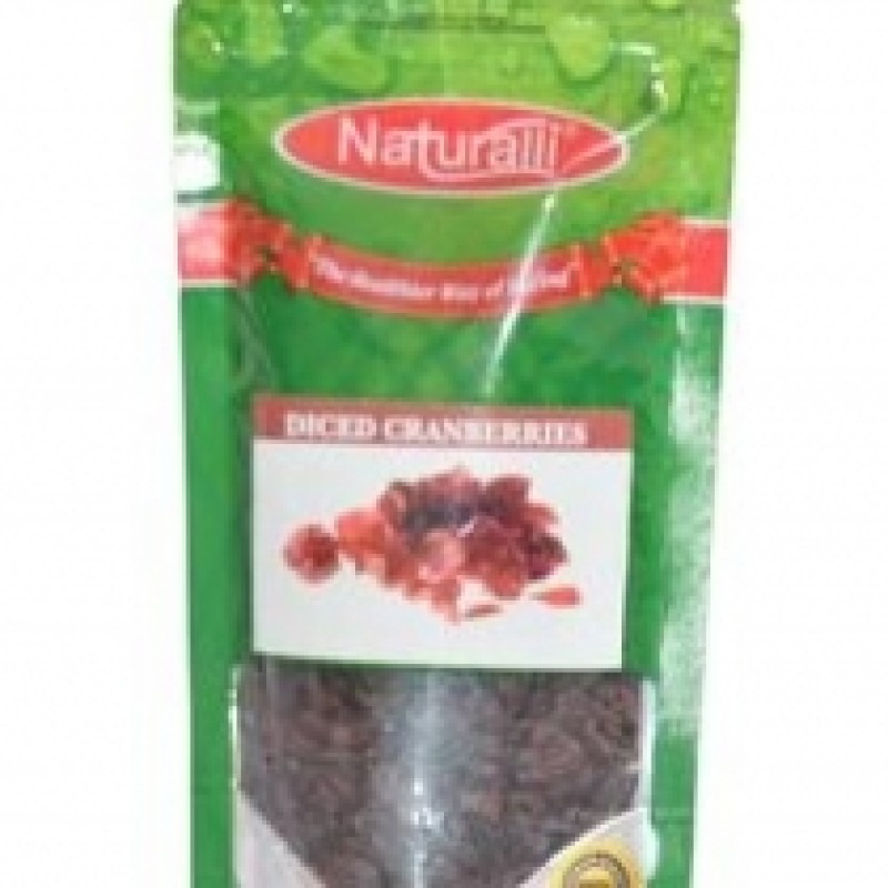 NATURALLI DICED CRANBERRIES 100G