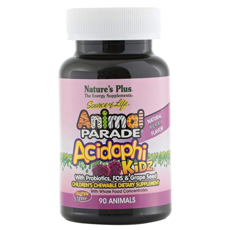 NATURES PLUS ANIMAL PARADE ACIDOPHI KIDZ 90S