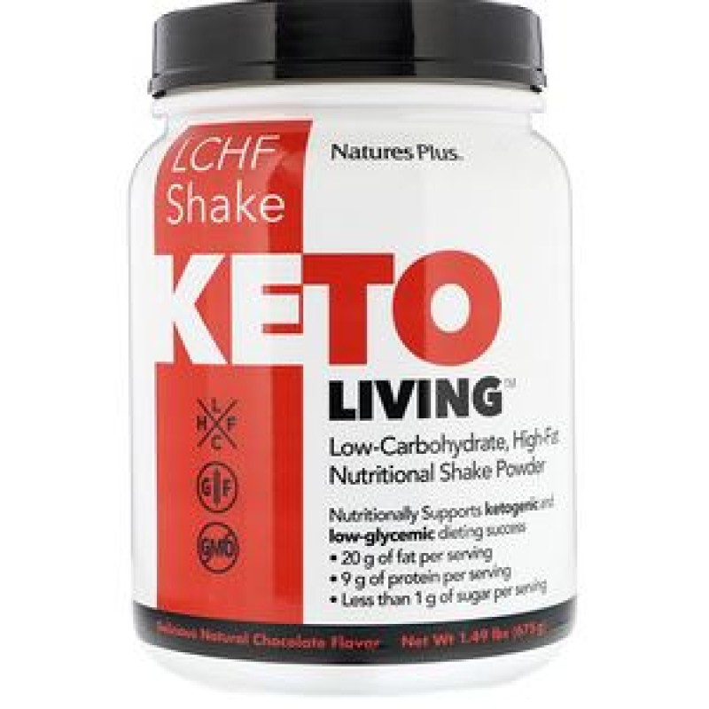 NATURES PLUS KETOLIVING CHOCOLATE SHAKE 675GM