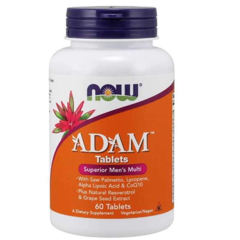 NOW Adam Mens Multivitamin Tabs 60's