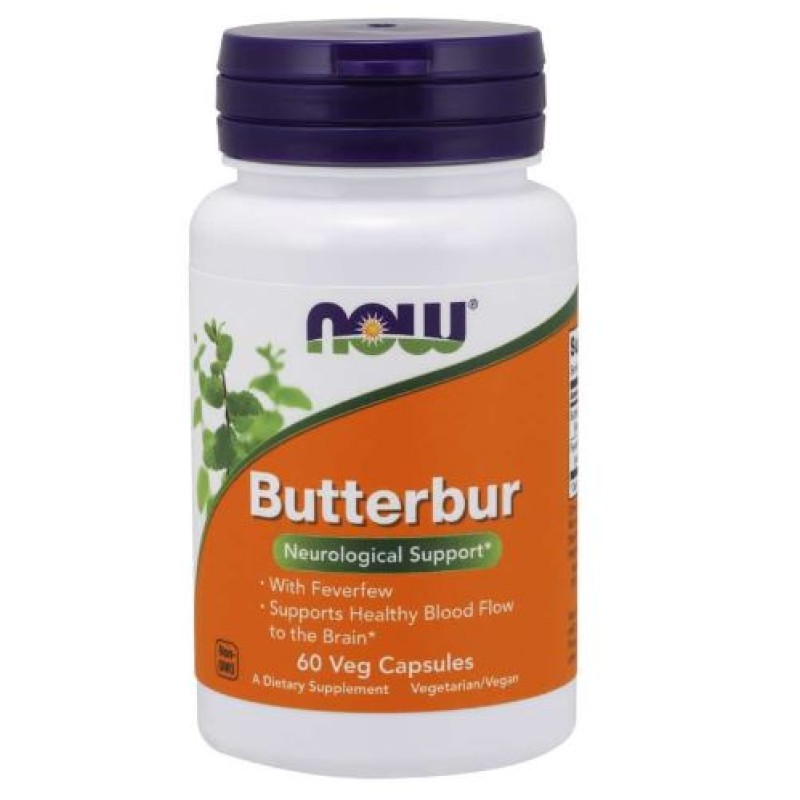 NOW BUTTERBUR EXTRACT 75MG VCAPS 60'S