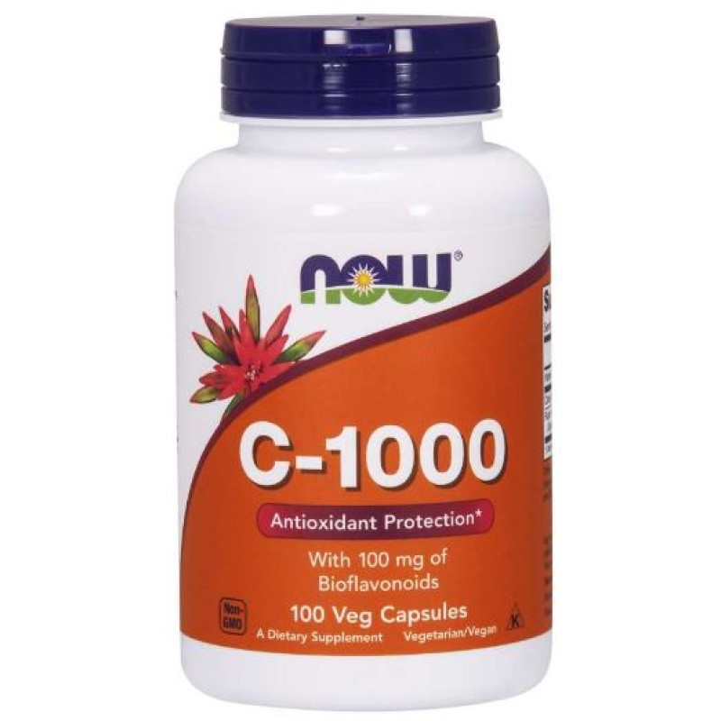 NOW VITAMIN C 100MG TABS 100'S SUSTAINED RELEASE