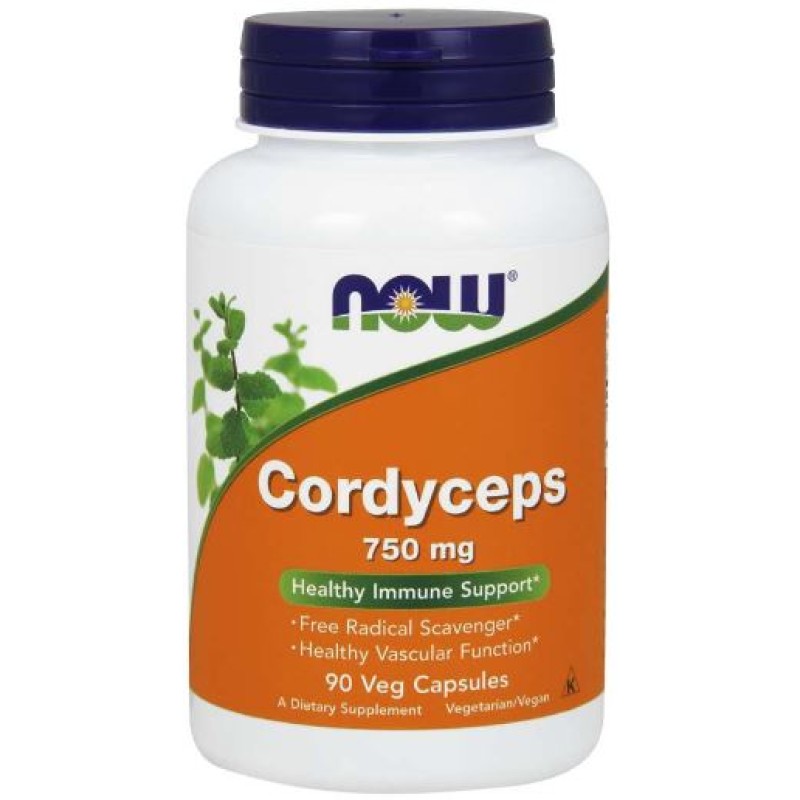 NOW CORDYCEPS 750 MG CAPS 90'S