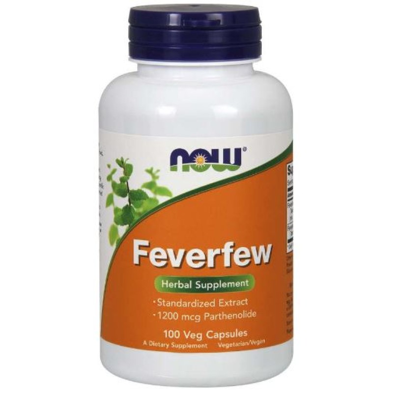 NOW FEVERFEW CAPS 100'S