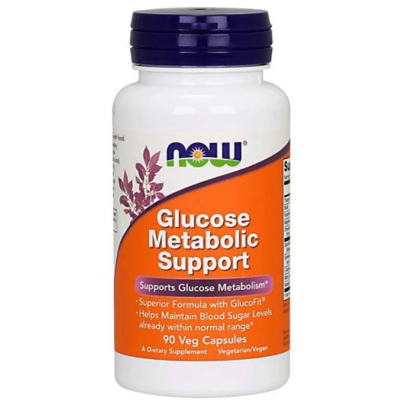 NOW GLUCOSE METABOLIC SUPPORT CAPS 90'S