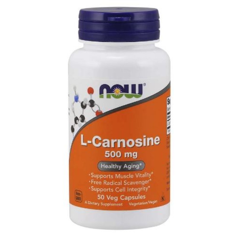 NOW L CARNOSINE 500MG CAPS 50'S