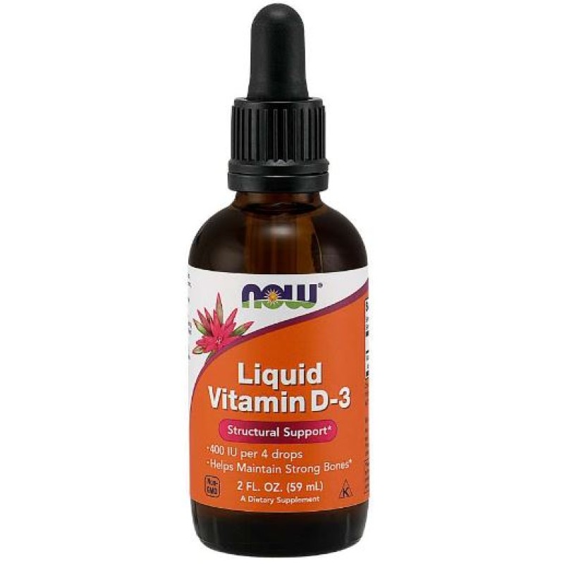 NOW LIQUID VITAMIN D3 59ML