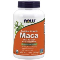 NOW MACA PURE POWDER 6:1 CONCENTRATE ORGANIC 198GM