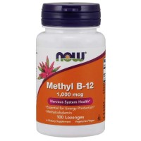 NOW METHYL B12 1000MCG LOZENGES 100'S