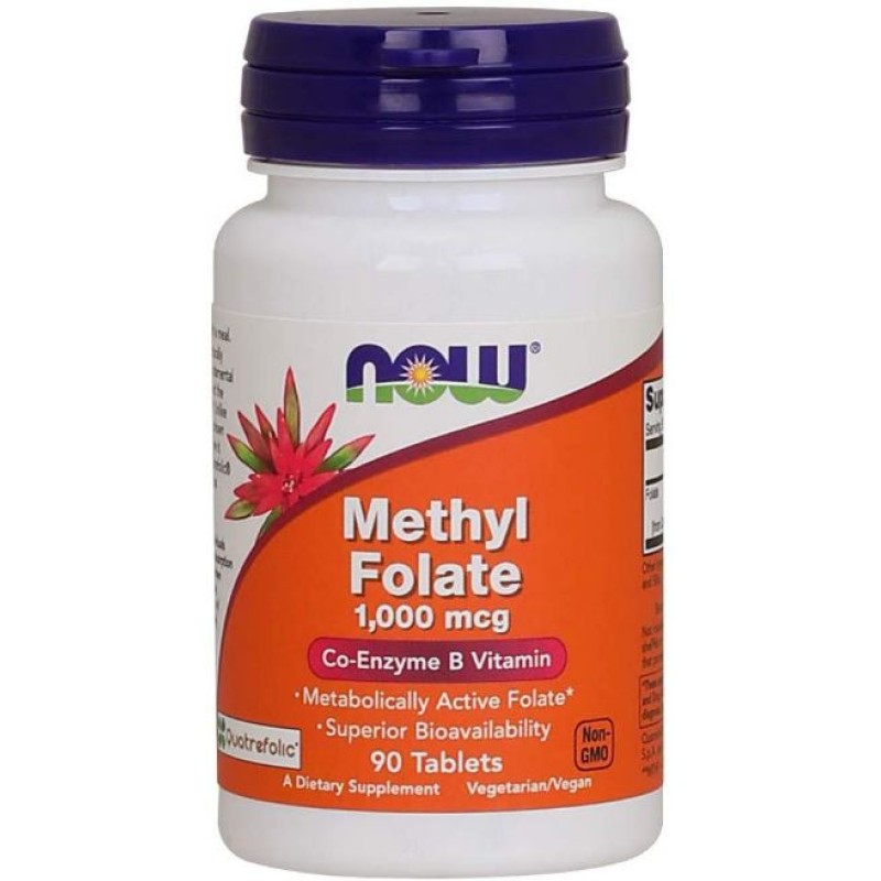 NOW METHYLFOLATE 5,000MCG VCAPS 50'S