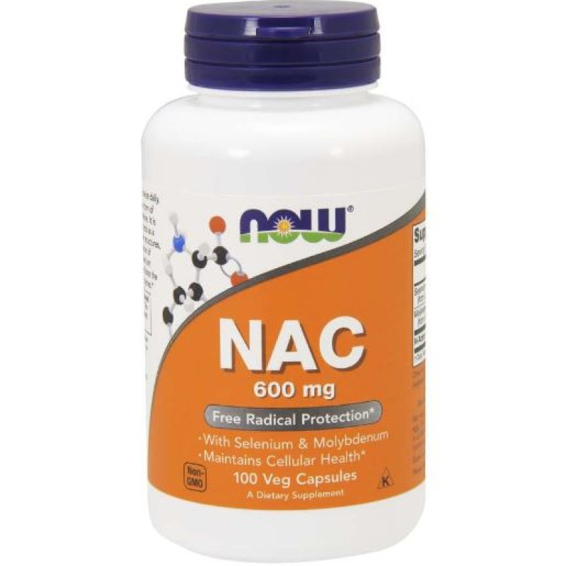 NOW NAC N-Acetyl Cysteine 600 mg 100s