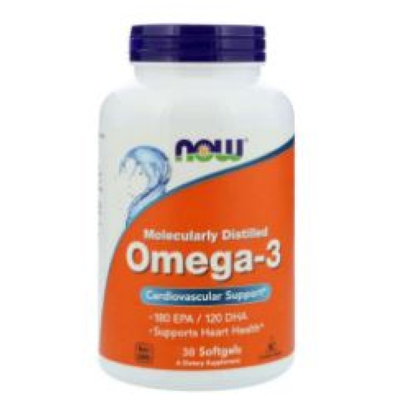 NOW OMEGA 3 1000MG CAPS 30'S