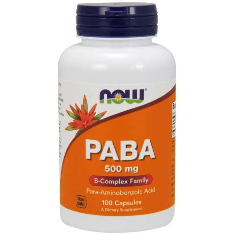 NOW PABA 500MG 100CAPSULES