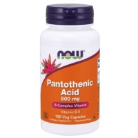 NOW PANTOTHENIC ACID (VIT B5) 500MG CAPS 100'S