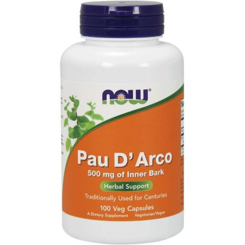 NOW PAU D ARCO 500MG  CAPSULES 60S 