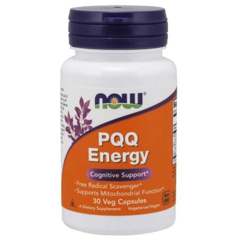 NOW PQQ ENERGY 20MG PLUS VCAPS 30'S