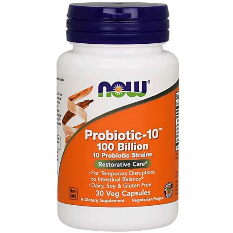 NOW PROBIOTIC 10 100 BILLION CAPS 30'S