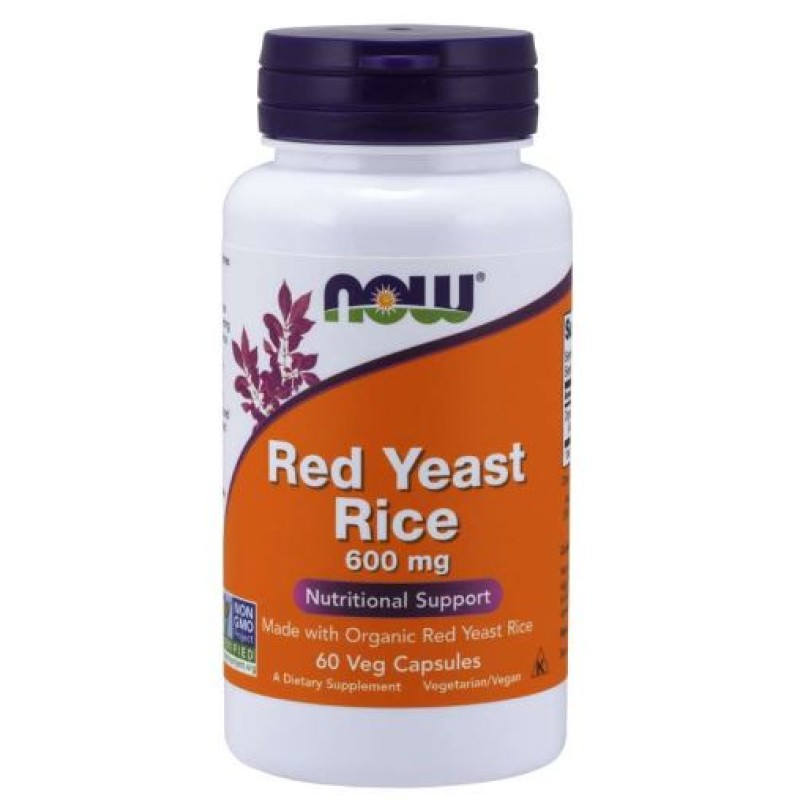 NOW RED YEAST RICE 600MG 60'S