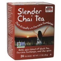 NOW SLENDER CHAI TEA BAGS 24'S