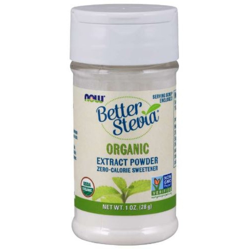 NOW STEVIA EXTRACT ORGANIC SWEETENER 28GM