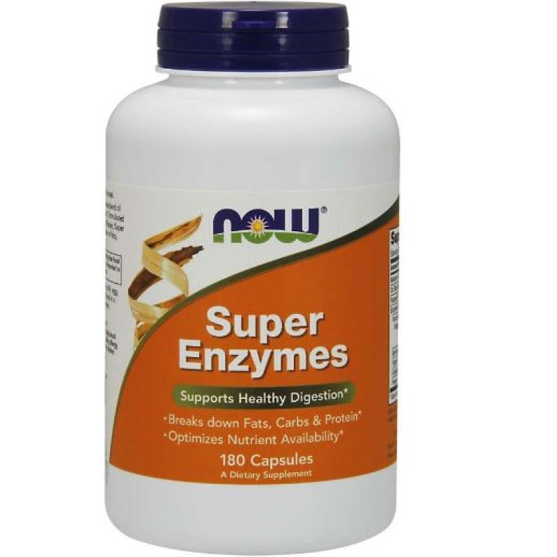 NOW SUPER ENZYMES  CAPSULES 180S