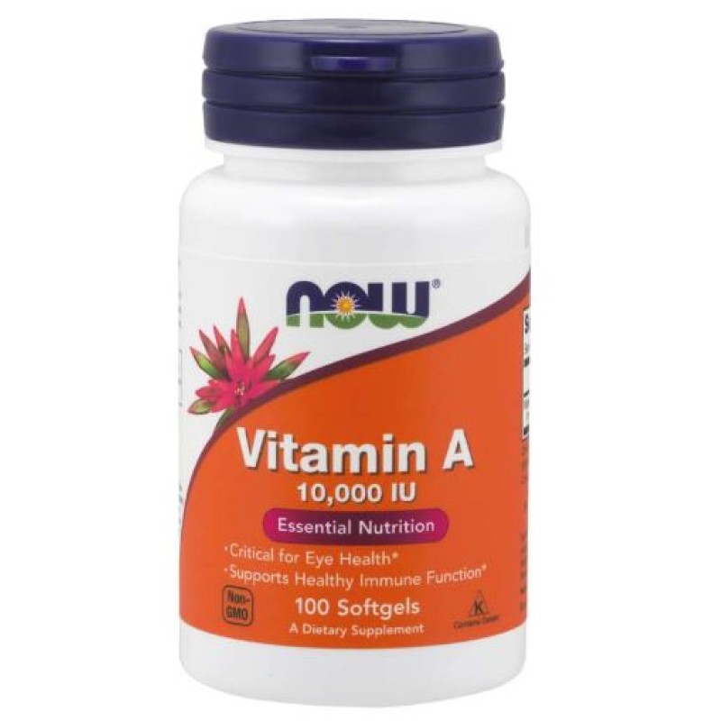 NOW VITAMIN A 10,000IU  SOFTGELS 100S 