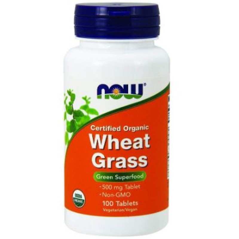 NOW WHEATGRASS TABS 500MG 100'S