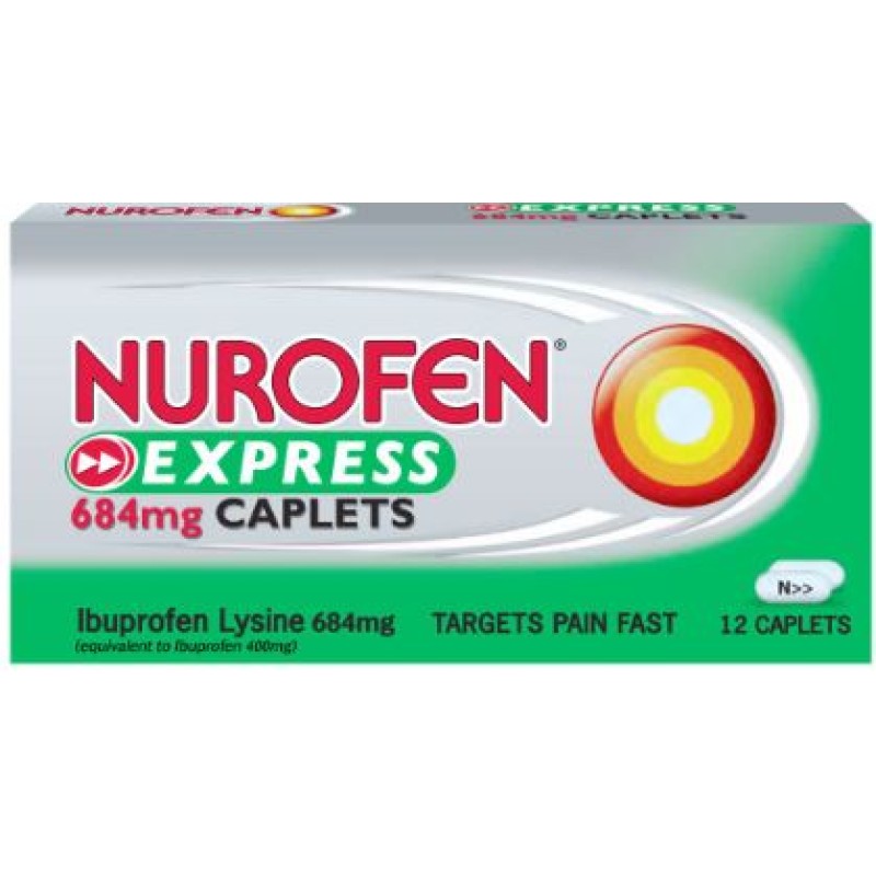 NUROFEN EXPRESS RAPID RELIEF 6684MG