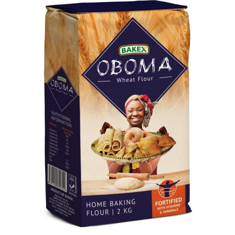 OBOMA WHEAT BAKING FLOUR 2KG