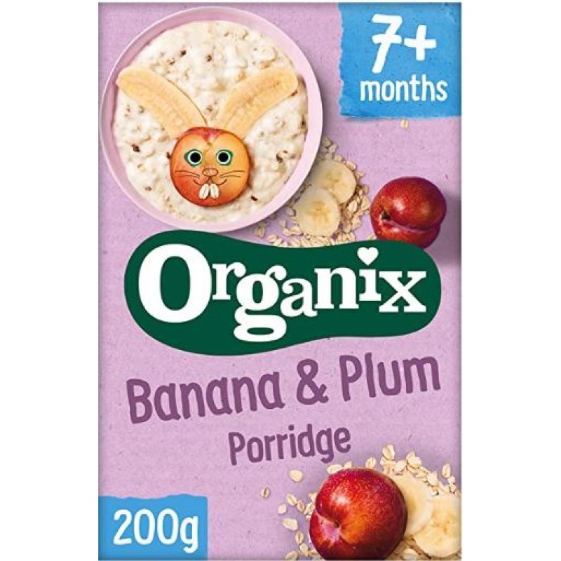 ORGANIX BANANA AND PLUM PORRIDGE 200G