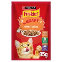 Purina Friskies Cat Food In Gravy With Turkey 85g