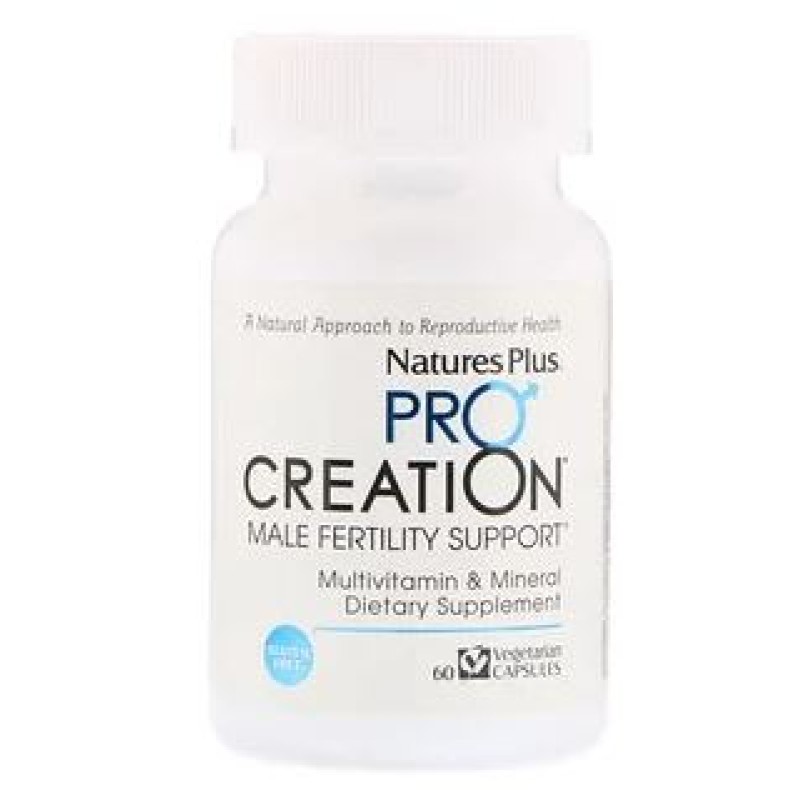 NATURES PLUS PROCREATION MALE FERTILITY SUPPORT CAPS 60'S