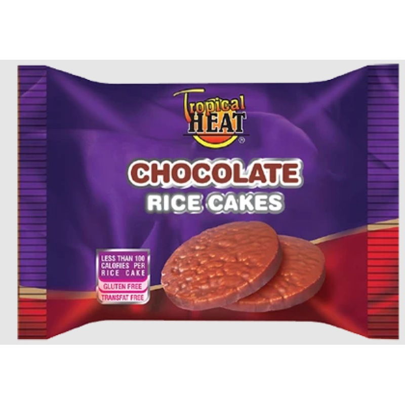 TROPICAL HEAT CHOCOLATE RICE CAKES 30G